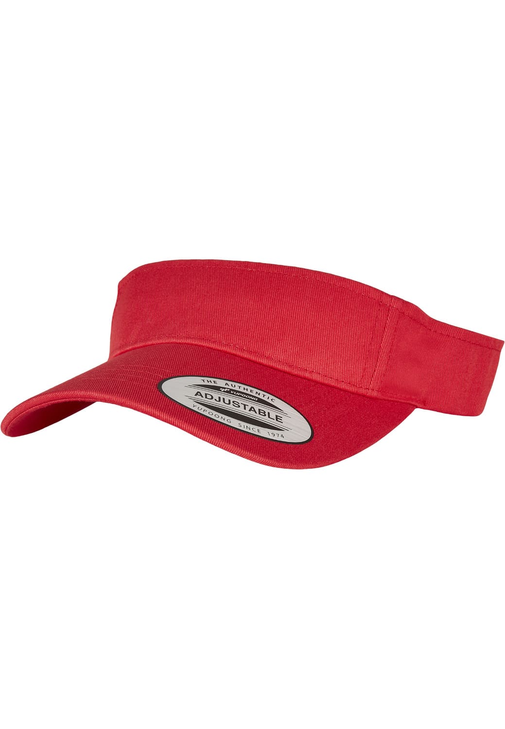 FF-8888-00199-0050 Curved Snapback Cap Flexfit Visor Cap Red