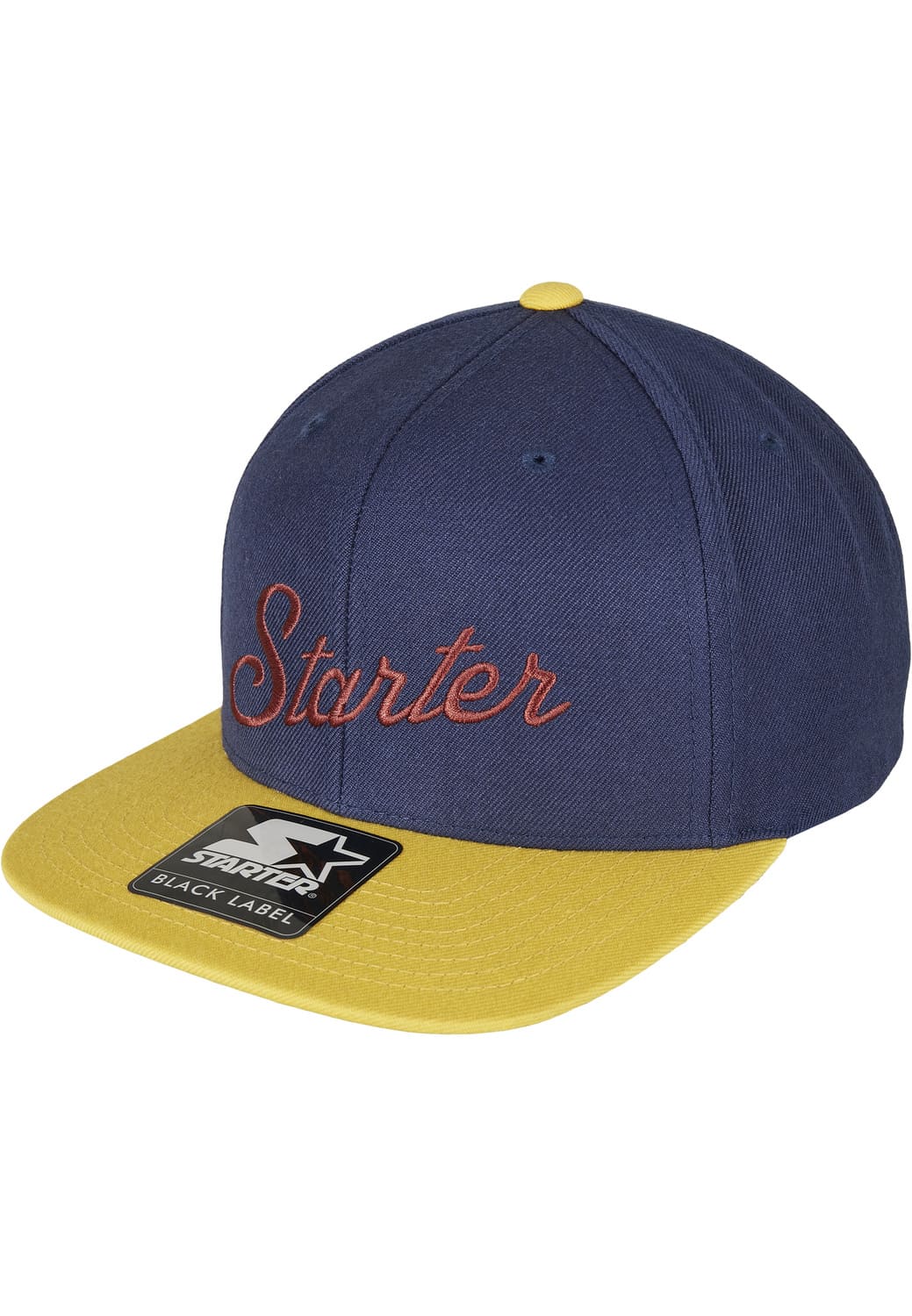 ST180-03113-0050 Script Starter Snapback Cap Light Navy/California Yellow
