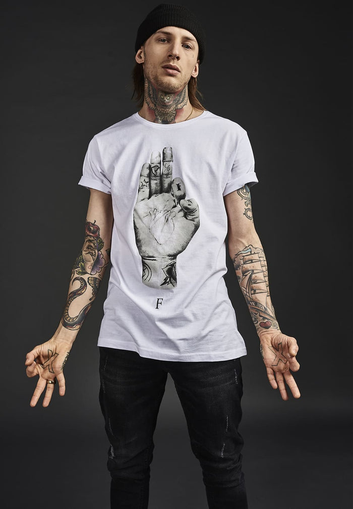 FA010-00220-0060 T-shirt FMS Sign bianco XXL