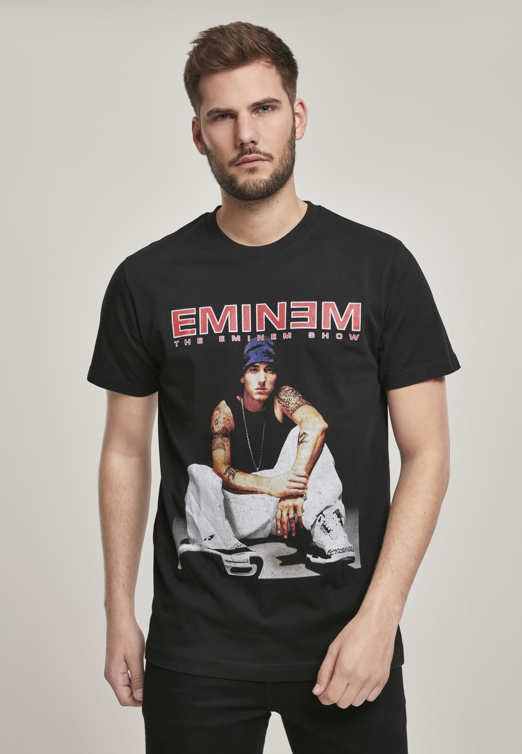 MT1117-00007-0060 Eminem Seated Show T-shirt black XXL