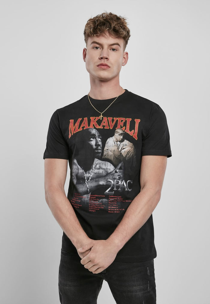 MT1318-00007-0060 T-shirt Tupac Makaveli nero XXL