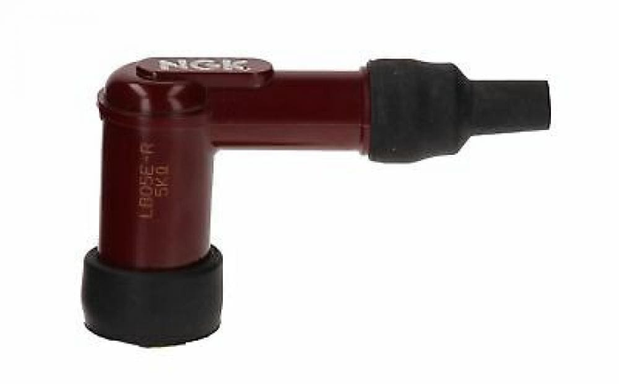 e09068 attacco candela ngk lb05e-r rosso