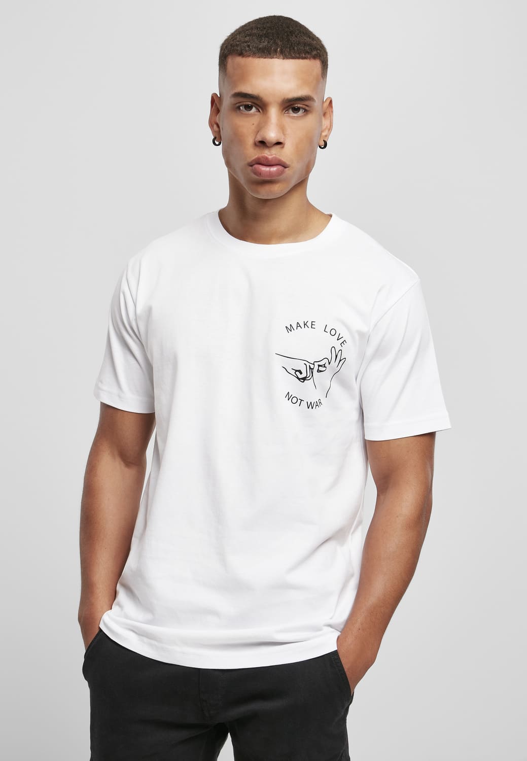 MT1344-00220-0060 T-shirt Make Love bianco XXL