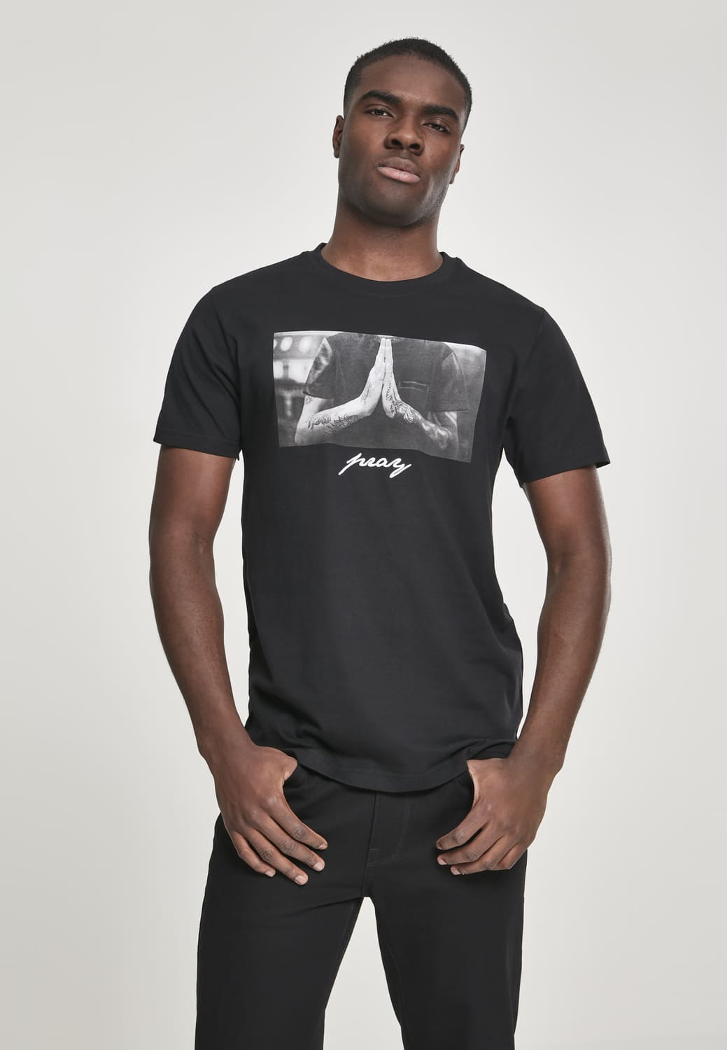 MT157-00007-0060 Pray black XXL t-shirt