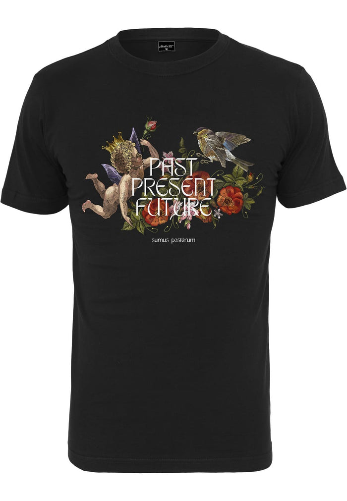 MT1681-00007-0060 T-shirt Past Present Future nero XXL