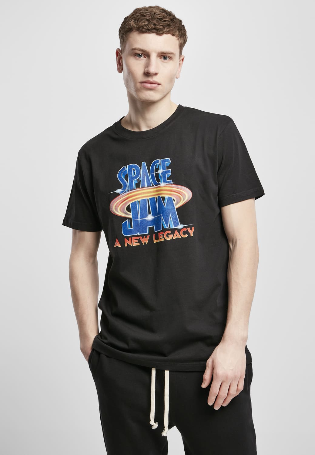 MT1745-00007-0060 Space Jam Logo T-shirt black XXL