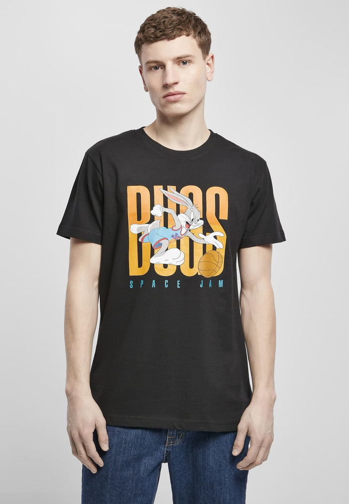 MT1747-00007-0060 T-shirt Space Jam Big Bugs Playing nero XXL
