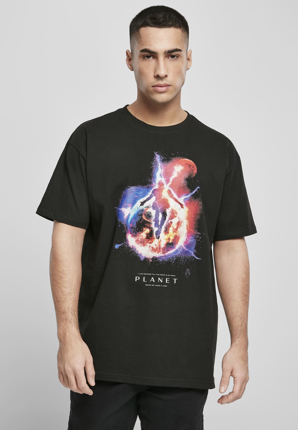 MT1800-00007-0060 Electric Planet Oversize T-shirt black XXL