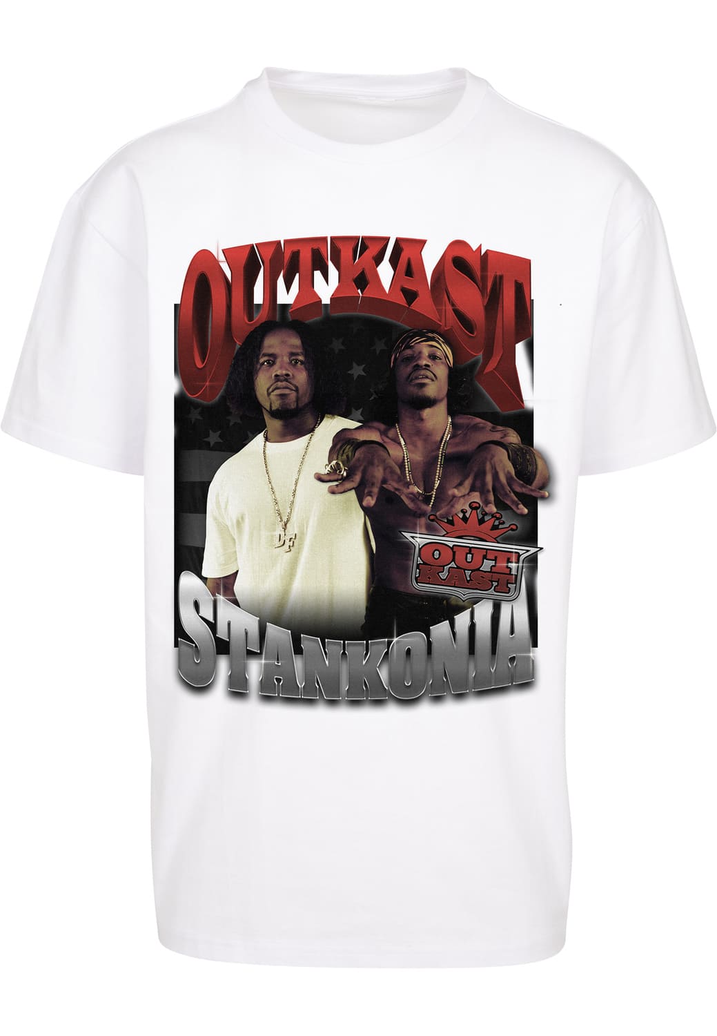 MT1836-00091-0060 Outkast Stankonia Oversize charcoal XXL T-shirt