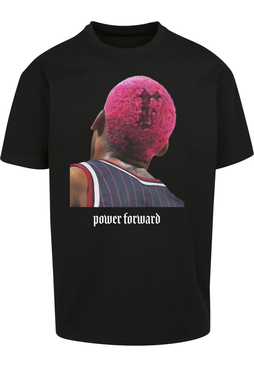 MT1844-00007-0060 Power Forward Oversize T-shirt black XXL