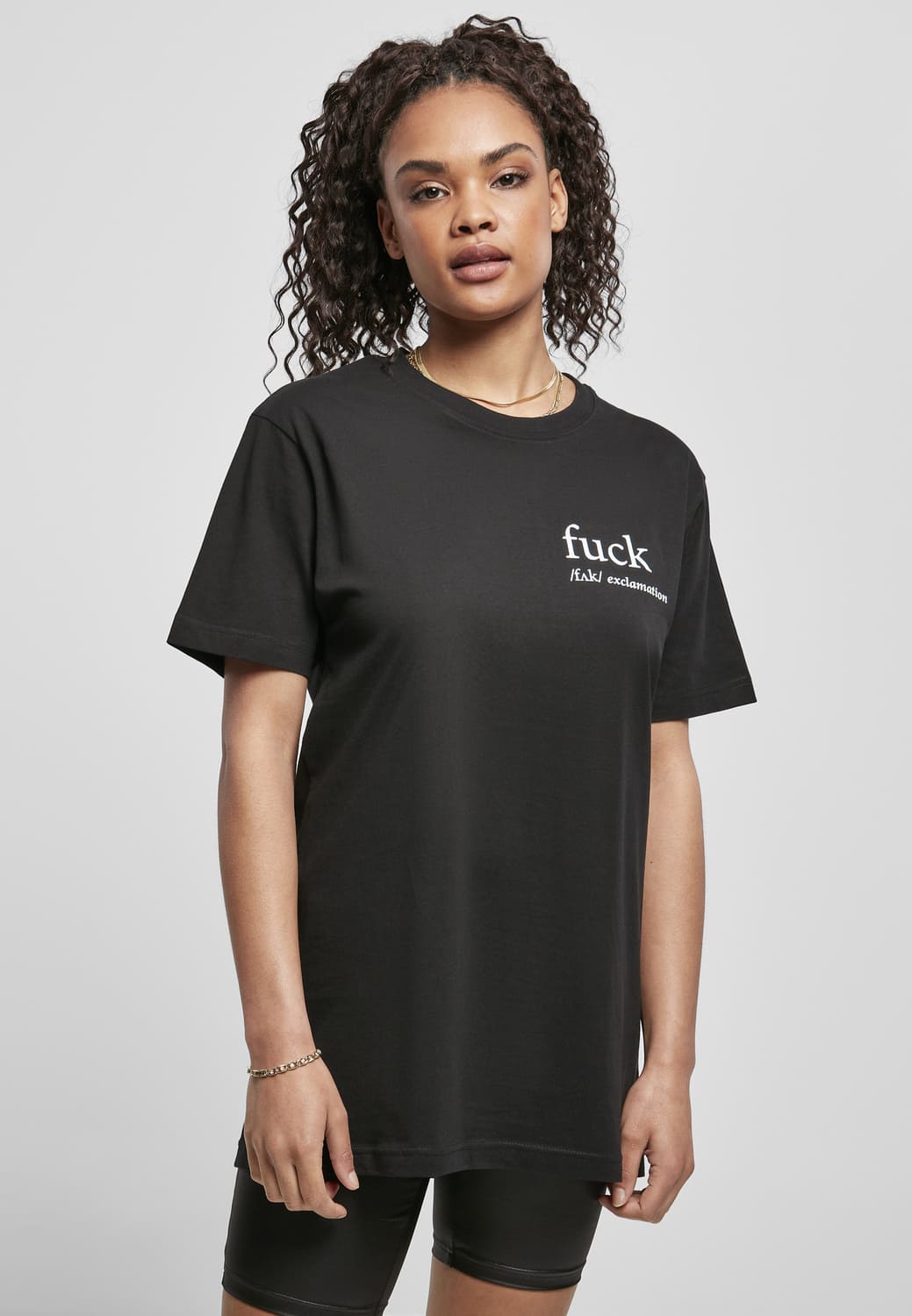 MT1901-00007-0060 FCK women's t-shirt black XXL