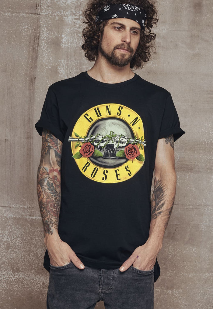 MT346-00007-0060 T-shirt Guns n' Roses Logo nero XXL