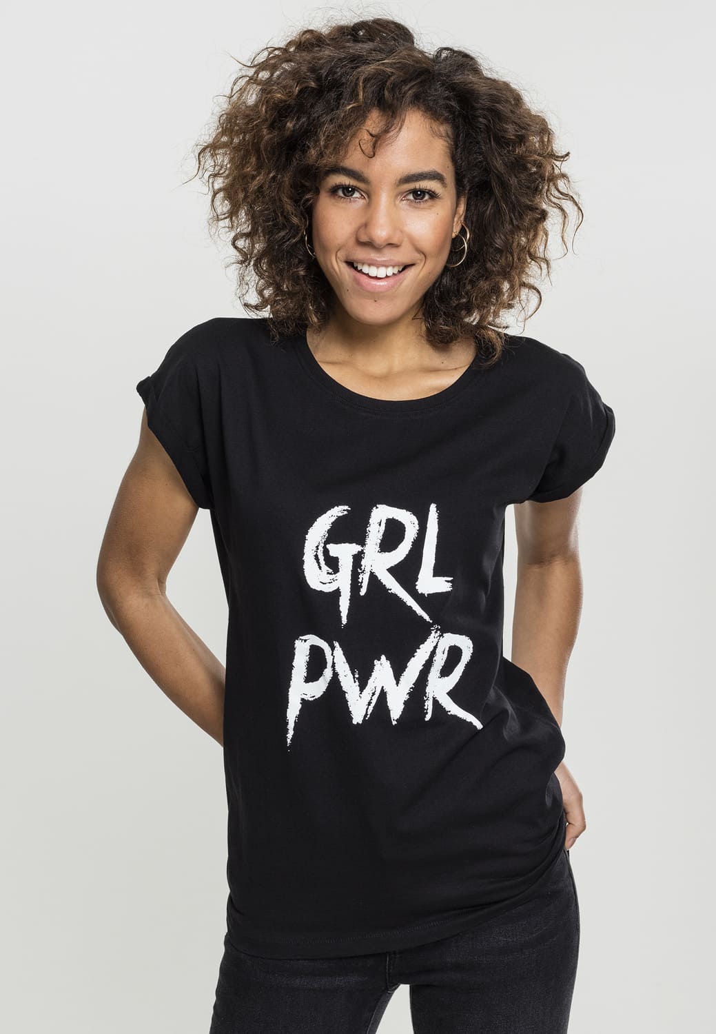 MT618-00007-0060 GRL PWR women's t-shirt black XXL