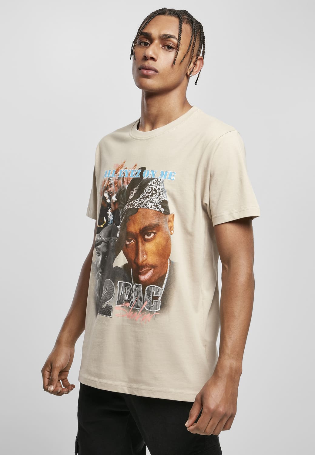 MT621-00208-0060 Tupac Retro T-shirt sand XXL