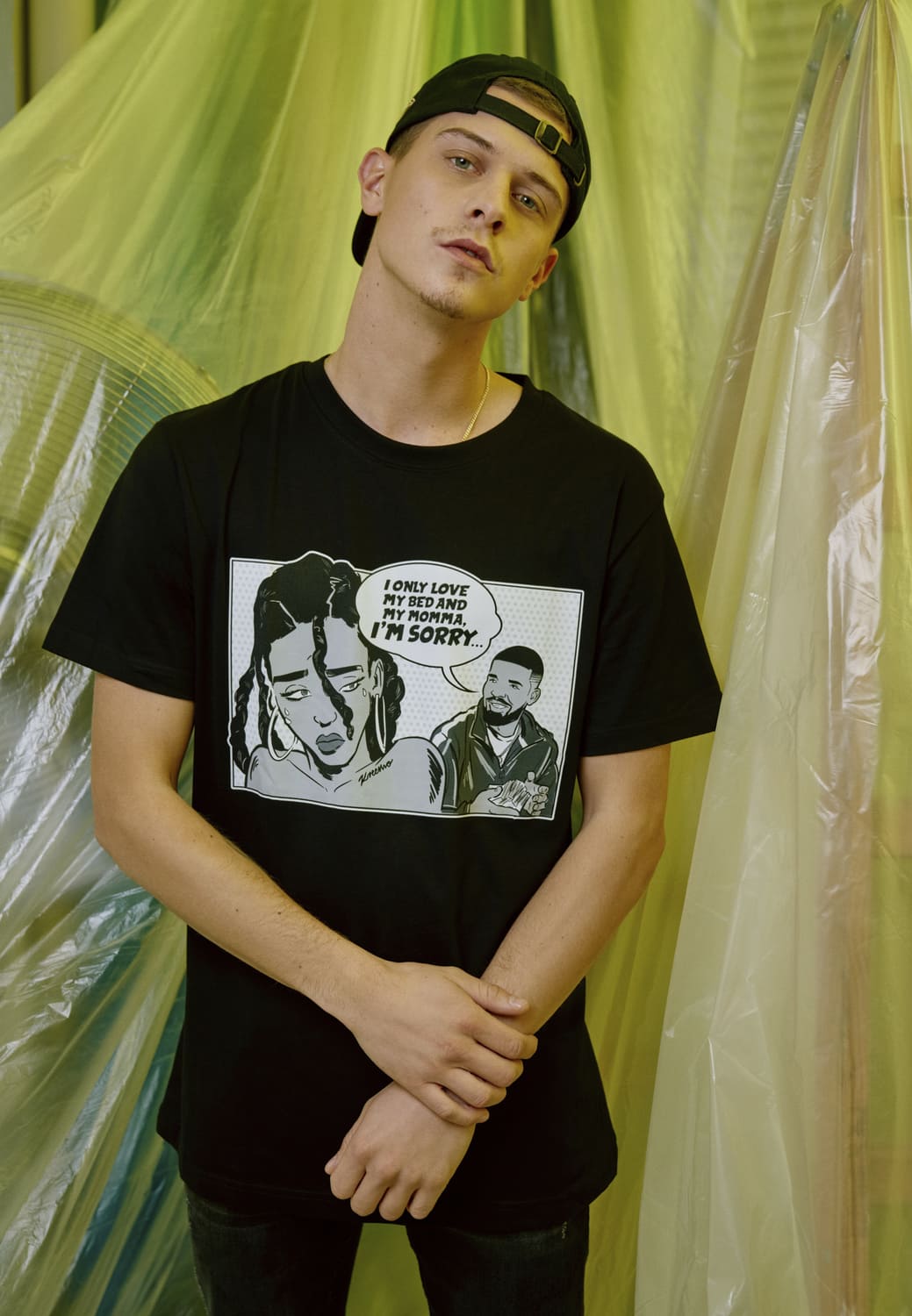 MT752-00007-0060 Sorry black XXL t-shirt