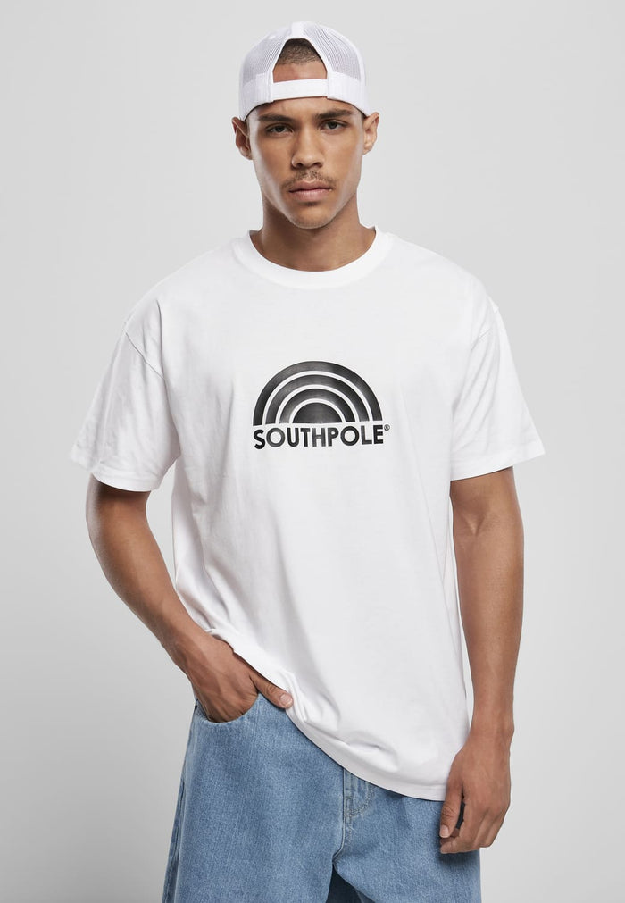 SP087-00220-0060 T-shirt Logo Southpole bianco XXL