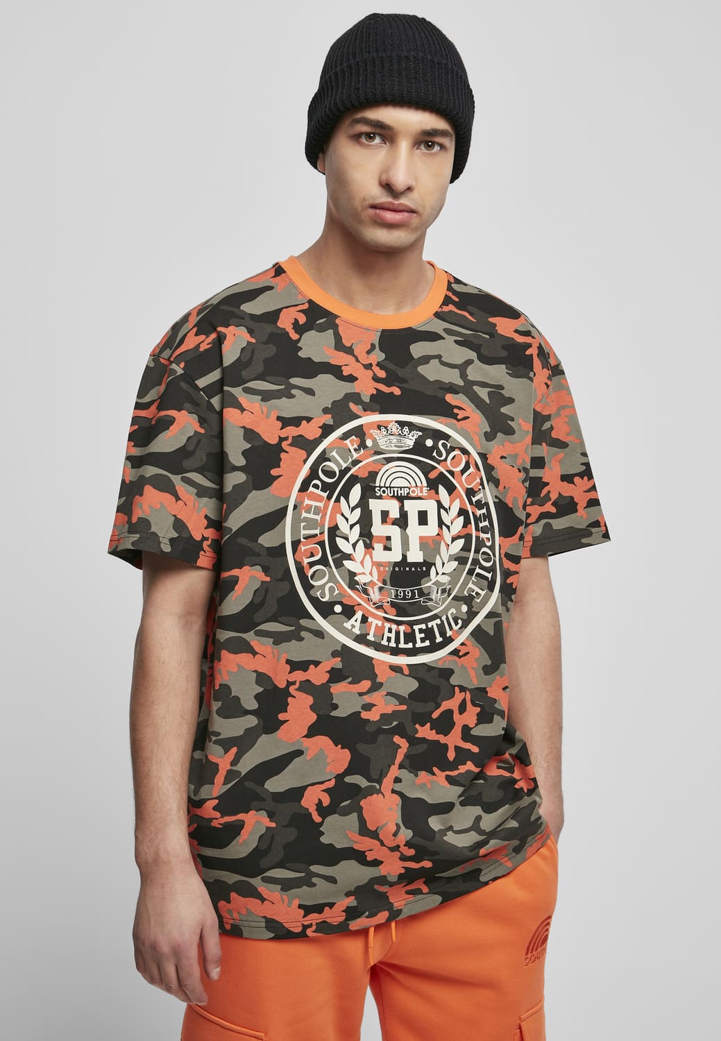 SP138-03055-0060 T-shirt College Southpole mandarin camo XXL