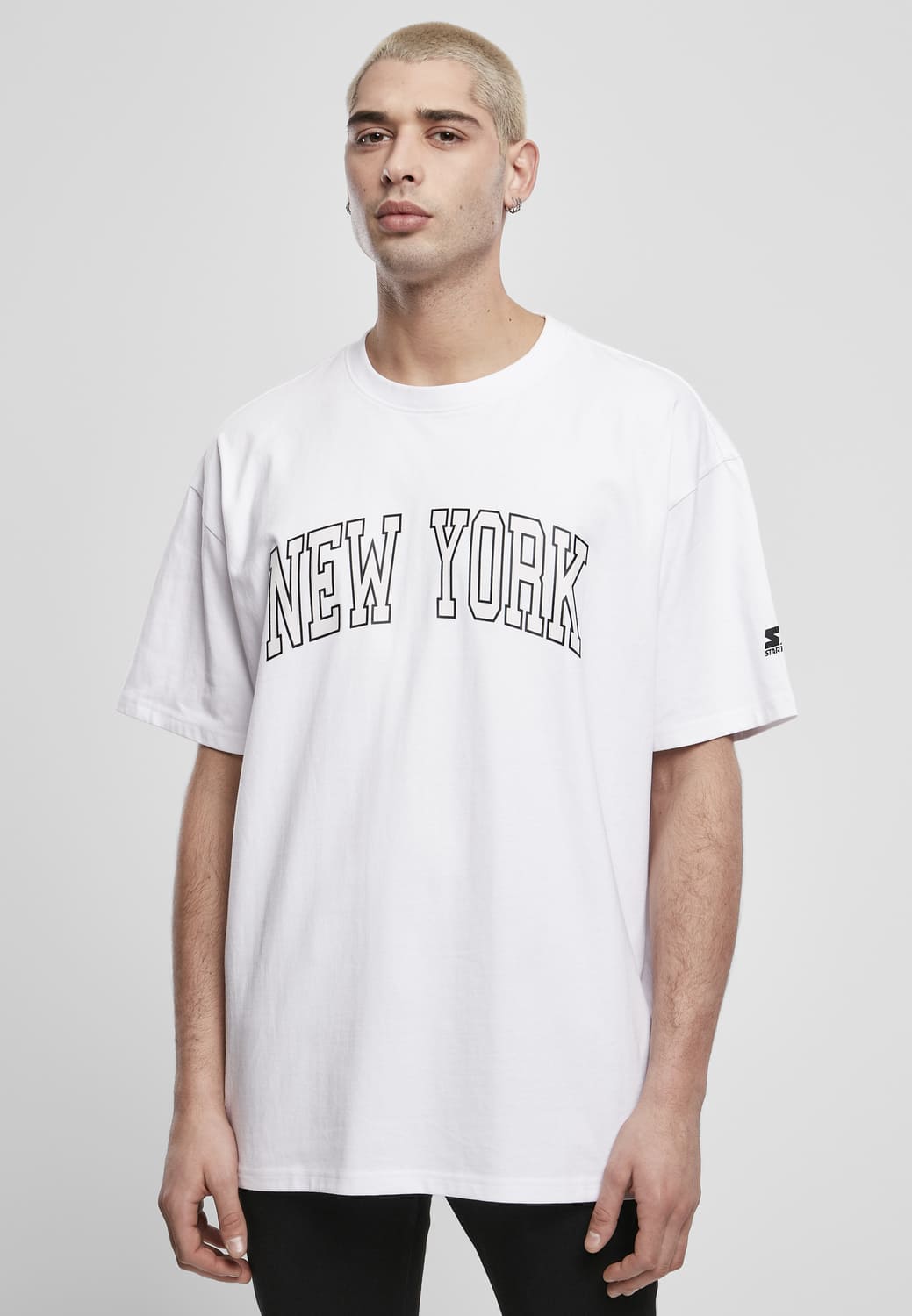ST011-00220-0060 T-shirt New York Starter bianco XXL