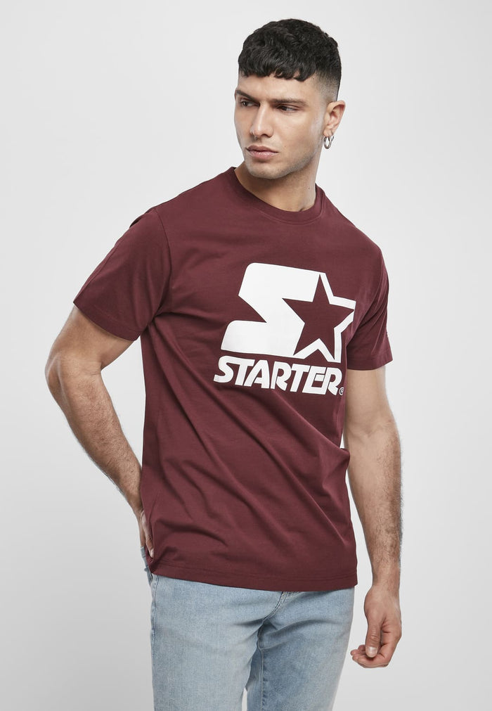ST039-02780-0060 T-shirt Logo Starter oxblood rosso XXL