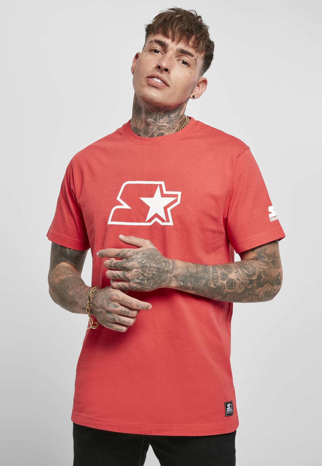 ST043-02783-0060 Small Logo Starter T-shirt red XXL
