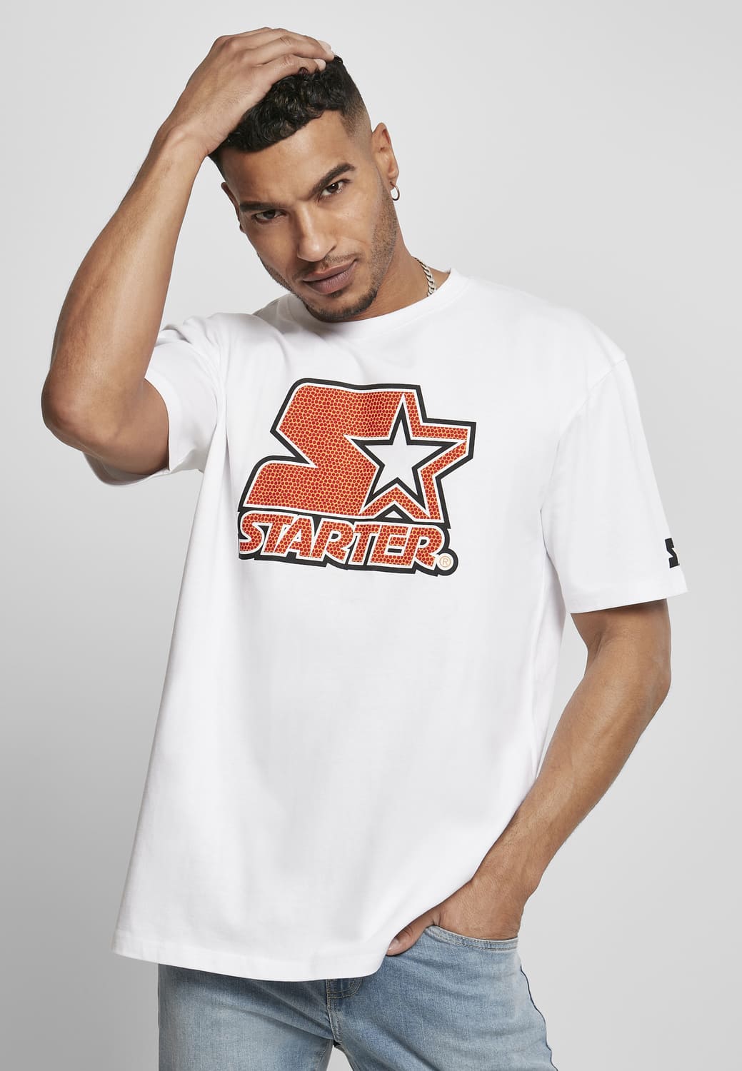 ST120-00220-0060 T-shirt Basketball Skin Jersey bianco XXL