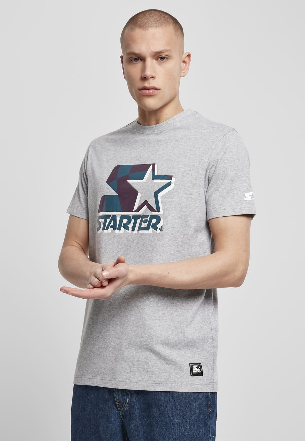 ST177-03061-0060 T-shirt BBall Graphics Starter grigio heather XXL