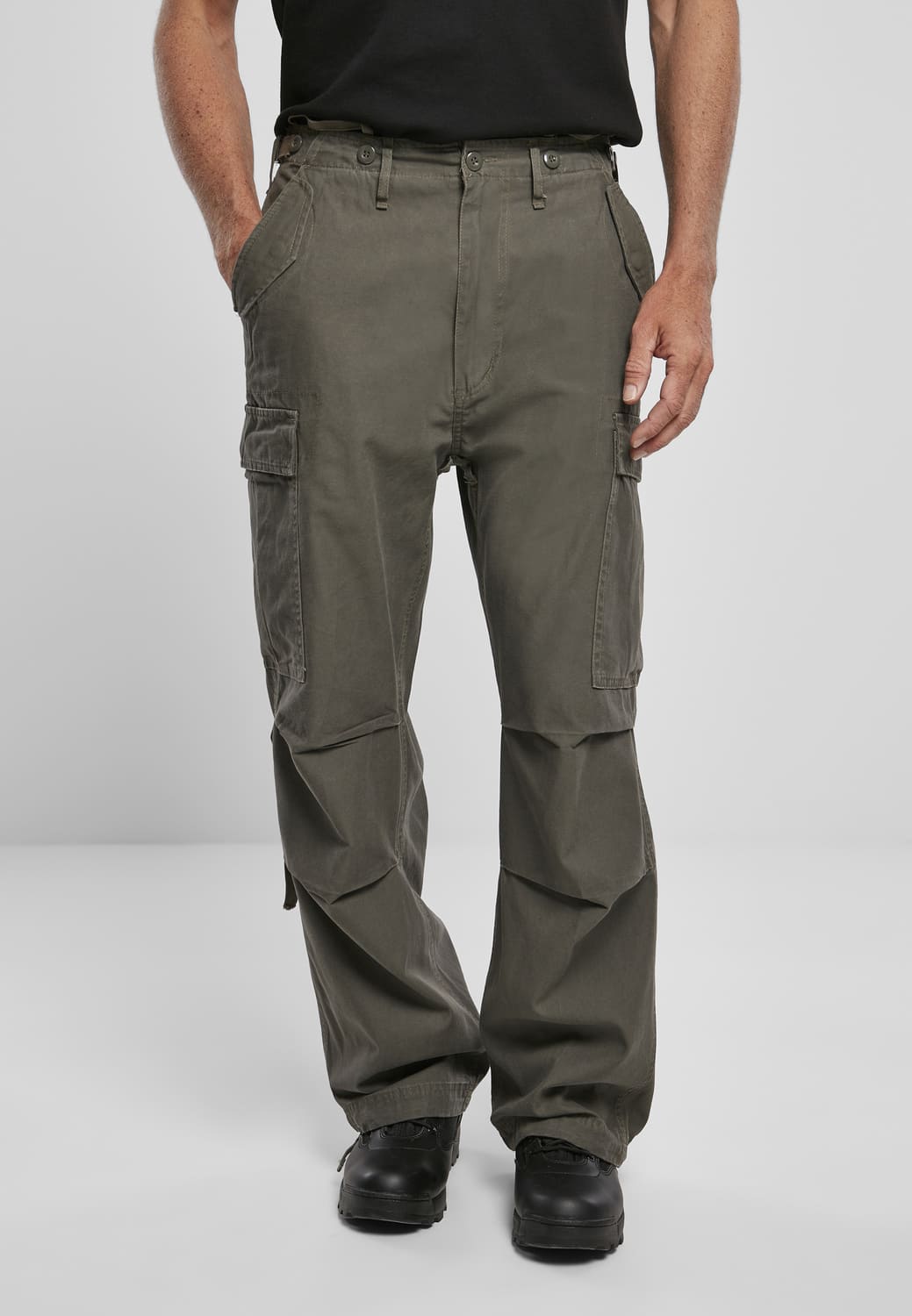 BD1001-00176-0231 Pantaloni cargo M-65 Vintage Brandit oliva 7XL