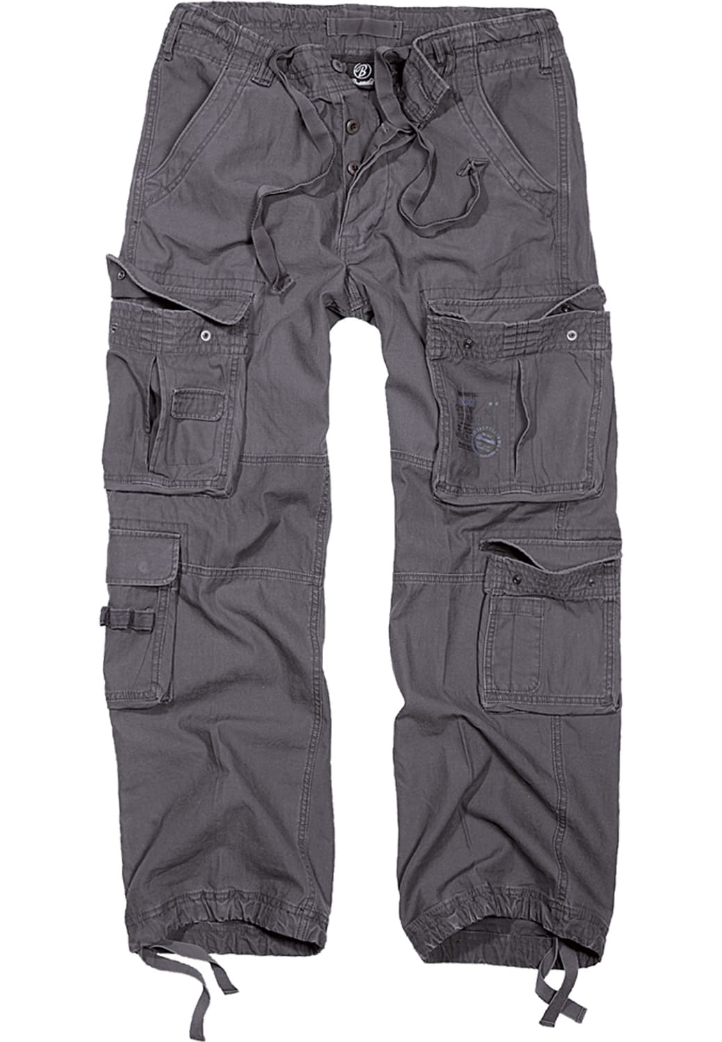 BD1003-00091-0231 Vintage Brandit charcoal cargo trousers 7XL