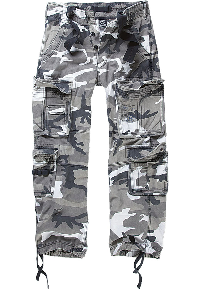 BD1003-00708-0231 Pantaloni cargo Vintage Brandit snow camo 7XL