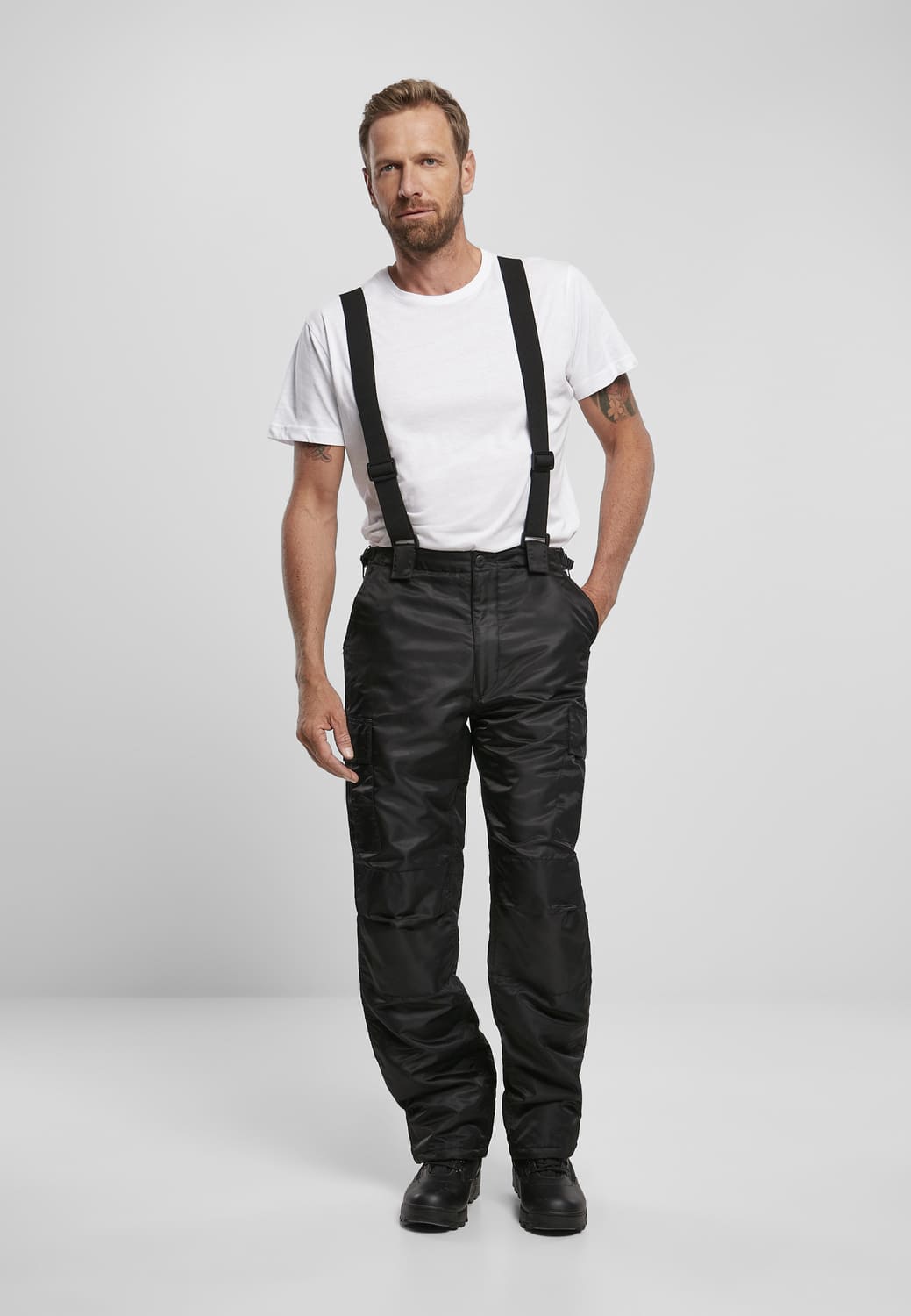BD1012-00007-0060 Brandit thermal dungarees black XXL