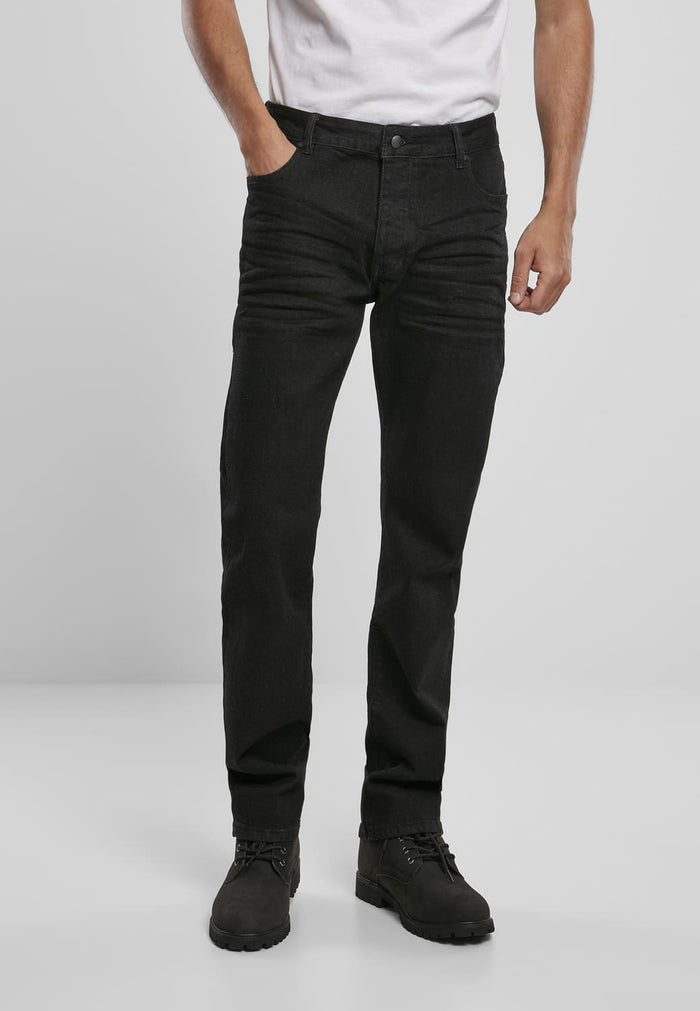 BD1019-00007-0230 Jeans Mason Regular Fit non lavati Brandit nero 36/36