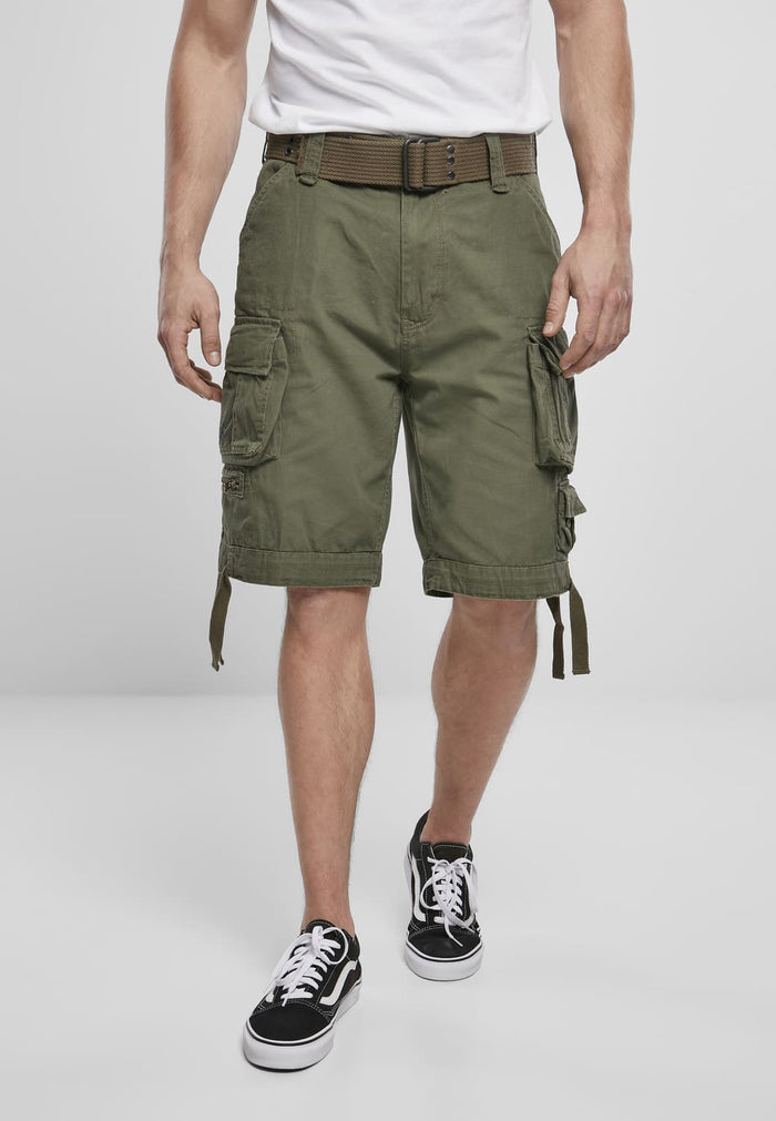BD2001-00176-0231 Pantaloncini cargo Savage Vintage Brandit oliva 7XL