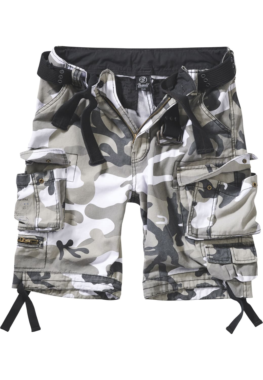 BD2001-00708-0231 Pantaloncini cargo Savage Vintage Brandit snow camo 7XL