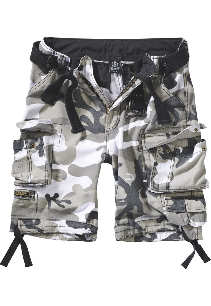 BD2001-00708-0231 Pantaloncini cargo Savage Vintage Brandit snow camo 7XL