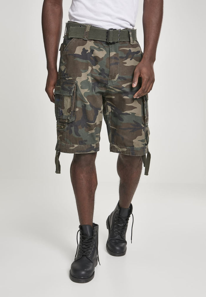 BD2001-00775-0231 Pantaloncini cargo Savage Vintage Brandit oliva camo 7XL