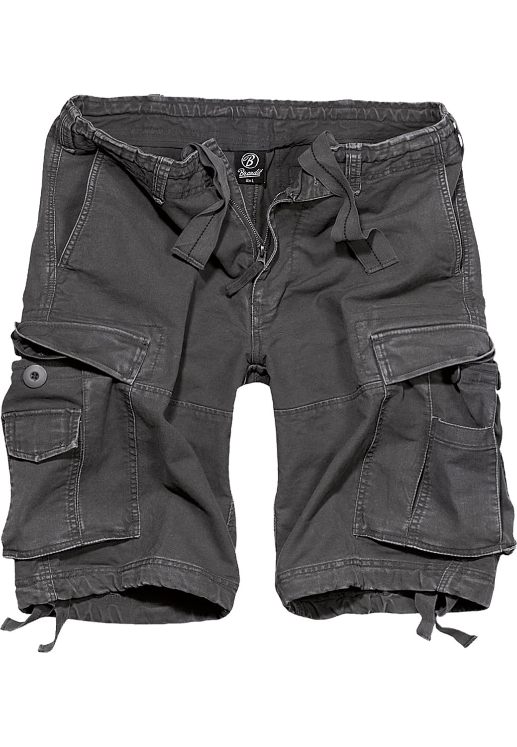 BD2002-00091-0231 Brandit Vintage Cargo Shorts Charcoal 7XL