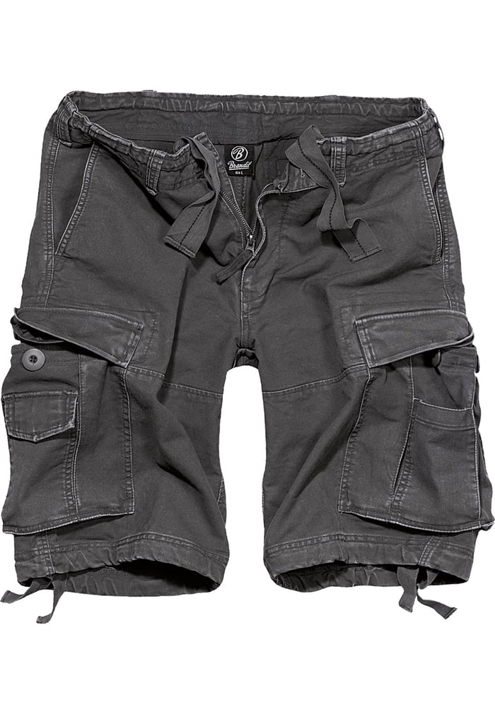 BD2002-00091-0231 Pantaloncini cargo Vintage Brandit charcoal 7XL