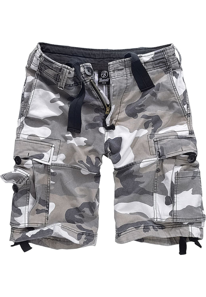 BD2002-00708-0231 Pantaloncini cargo Vintage Brandit snow camo 7XL