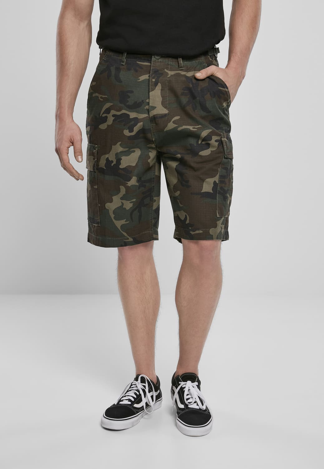 BD2019-00992-0231 Pantaloncini cargo BDU Ripstop Brandit woodland 7XL