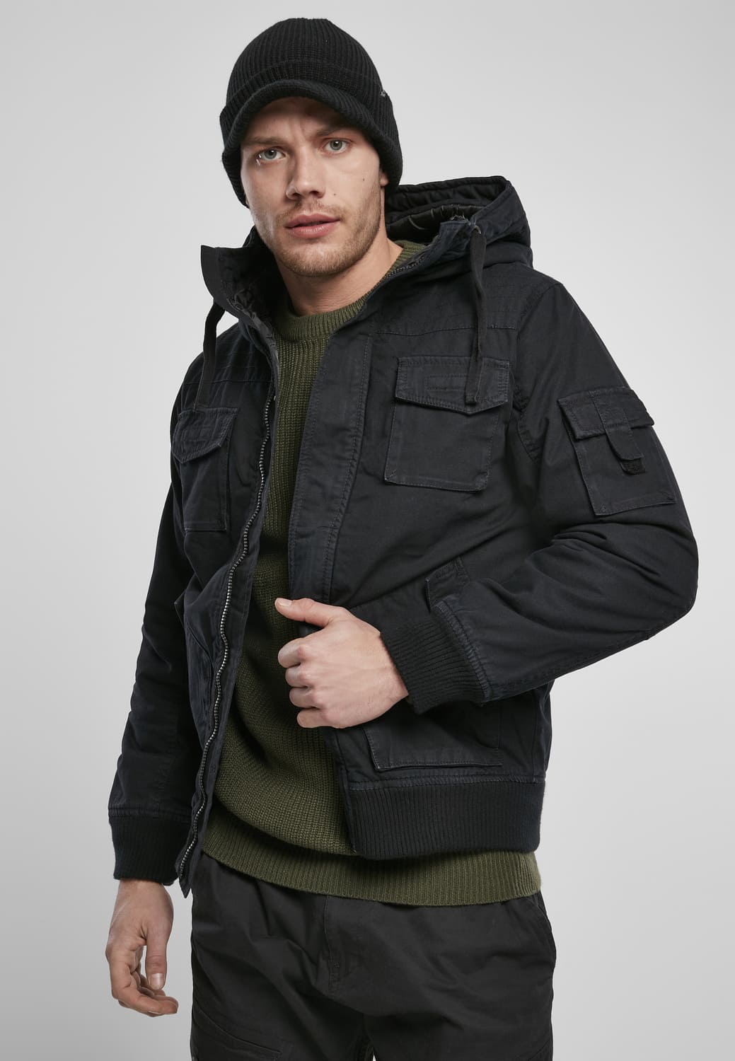 BD3107-00007-0060 Bronx Brandit Winter Jacket Black XXL