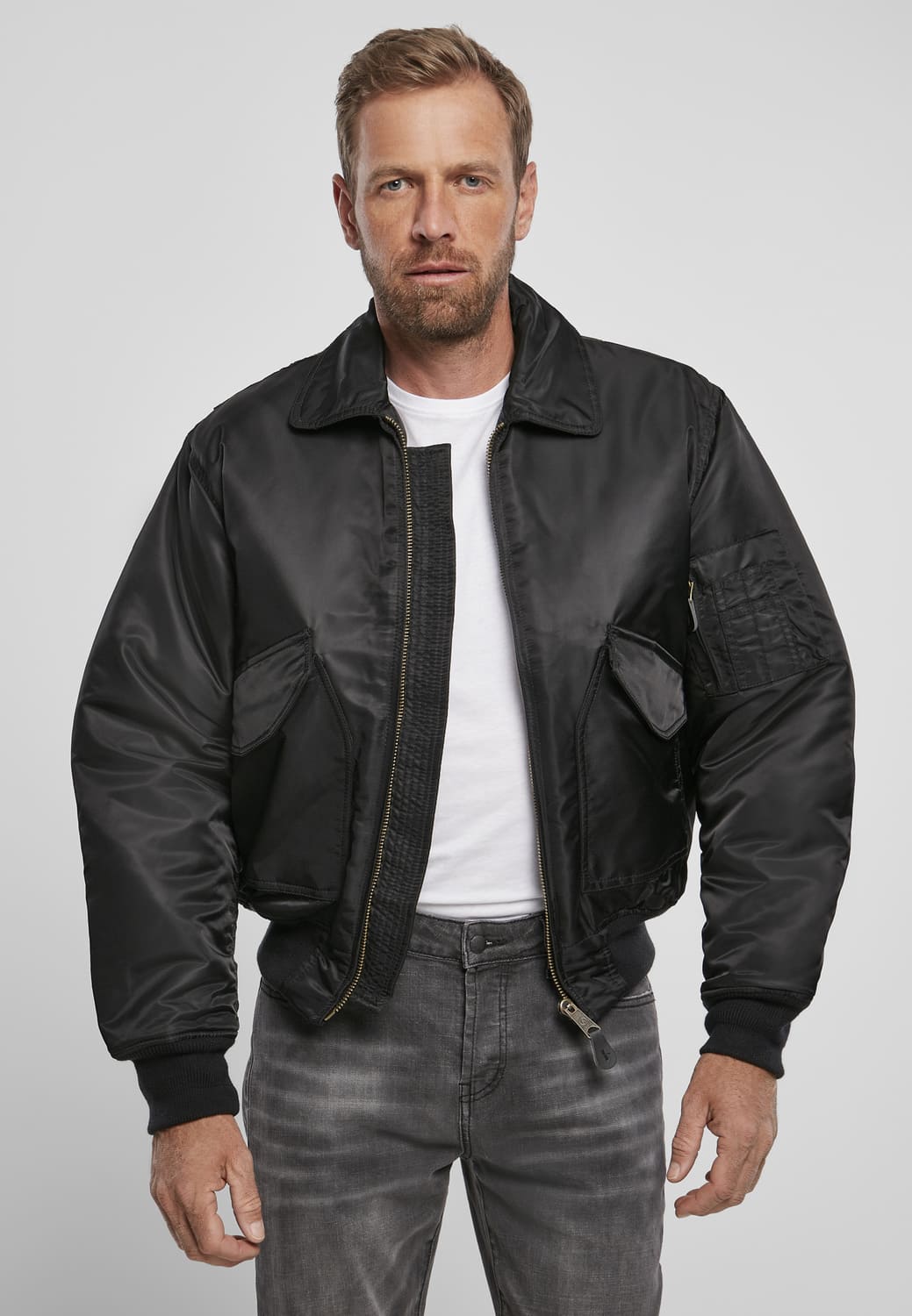 BD3110-00007-0231 CWU Brandit bomber jacket black 7XL