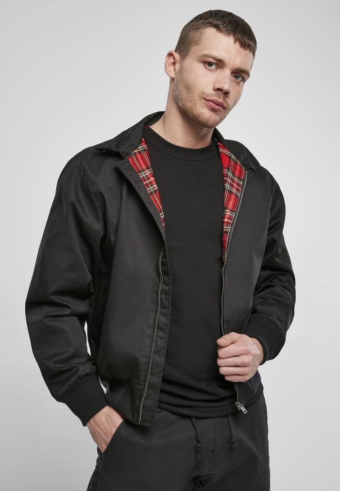 BD3111-00007-0060 Giacca Harrington Lord Canterbury Brandit nero XXL