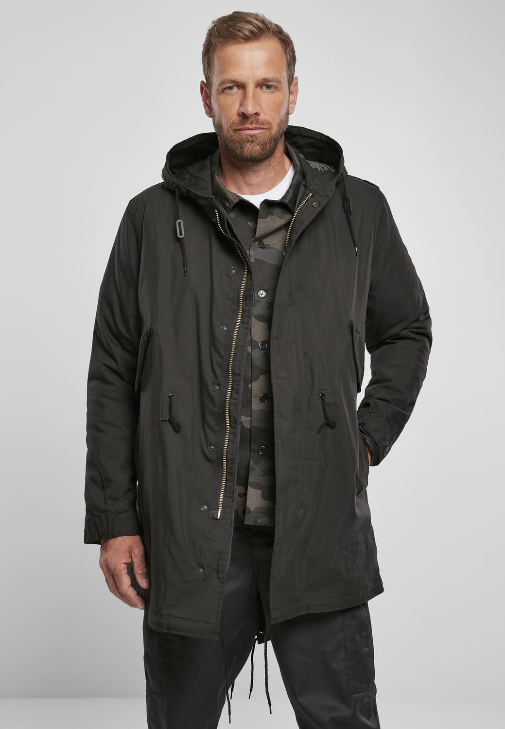 BD3164-00007-0060 Giacca eskimo US M51 Brandit nero XXL