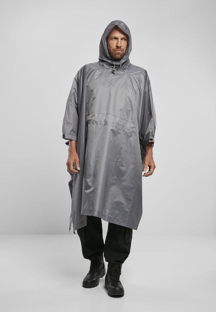 BD3169-01745-0050 Poncho Ripstop Brandit anthracite one size