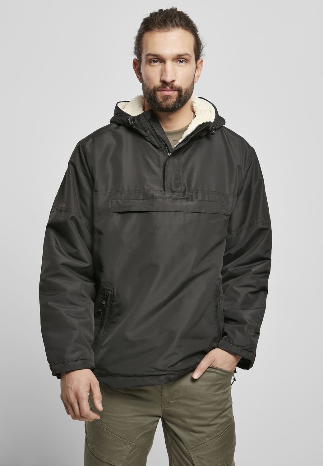 BD3173-00007-0060 Giacca a vento Sherpa Brandit nero XXL