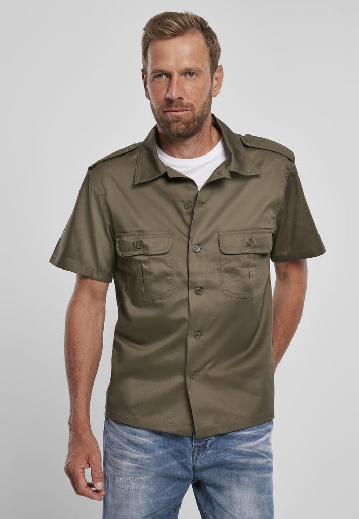 BD4101-00176-0231 Camicia manica corta US Brandit oliva 7XL