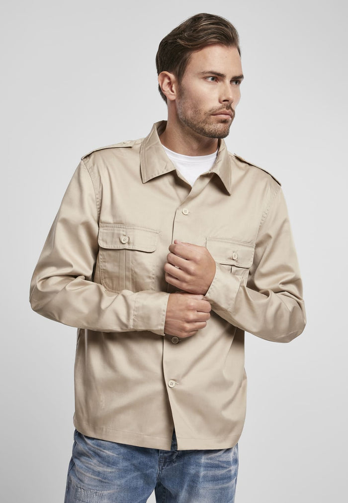 BD4102-00003-0060 Camicia US Brandit beige XXL