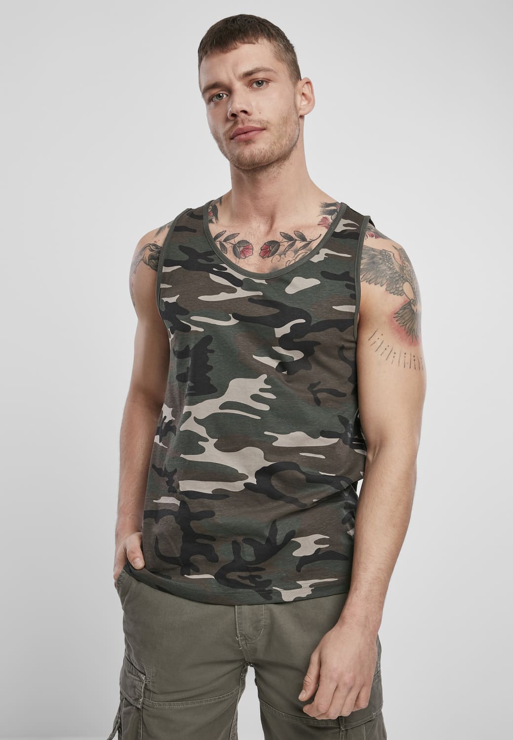 BD4210-00992-0060 Brandit woodland XXL tank top