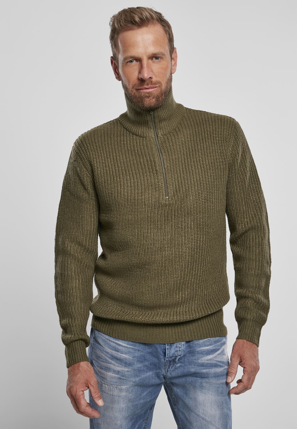 BD5019-00176-0060 Marine troyer sweater Brandit olive XXL