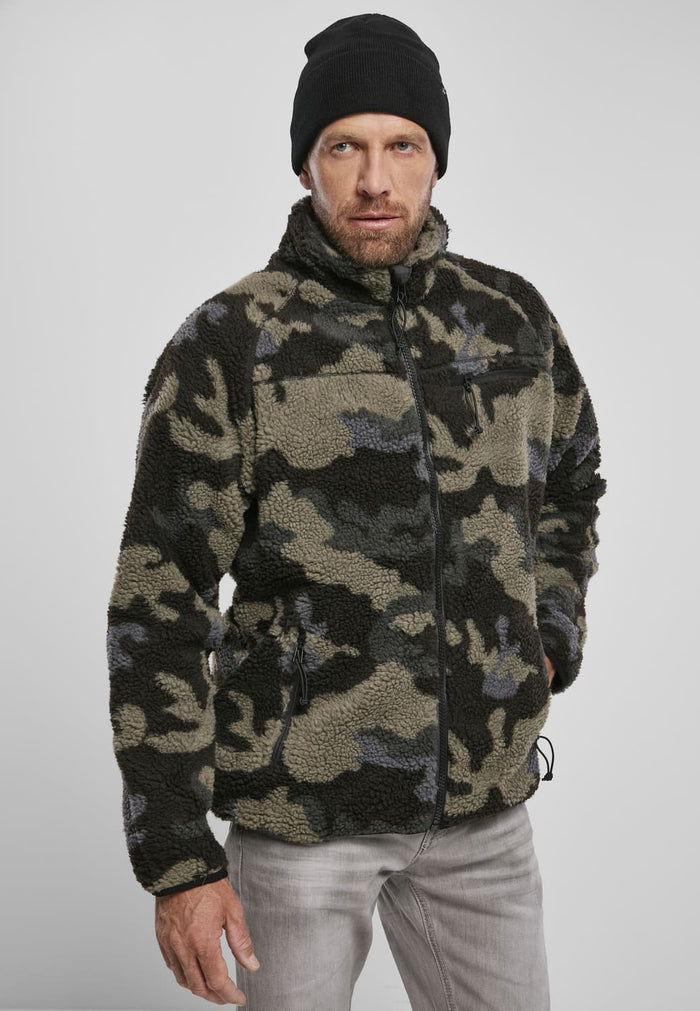 BD5021-00707-0060 Giacca Teddyfleece Brandit dark camo XXL